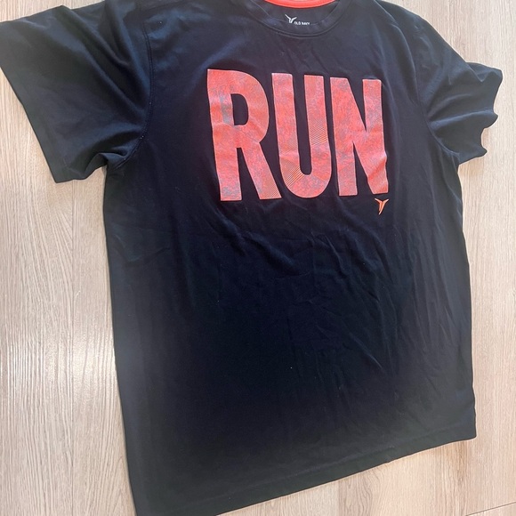 Old Navy Black and Orange Short Sleeve Tee Size Large - Picture 4 of 7